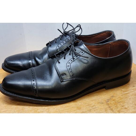 Allen Edmonds Clifton Cap Toe Oxfords 10 3E Made in USA Black Leather Shoes main image 5